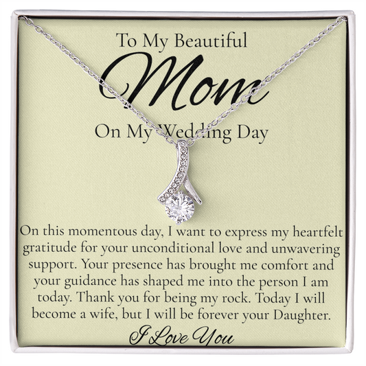 Mother Of The Bride Necklace From Daughter