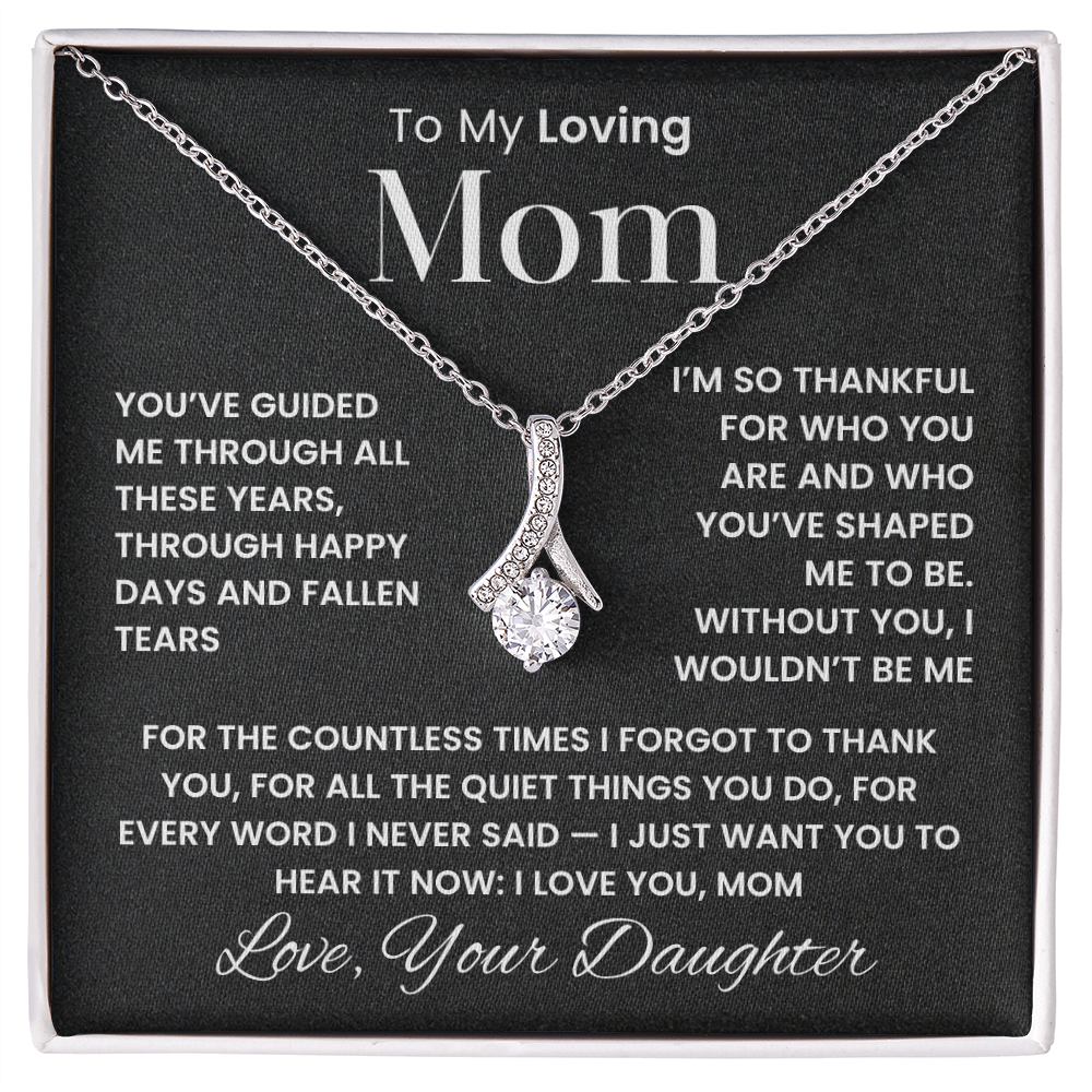 A Necklace for Mom — Thank You for Everything, Love Your Daughter