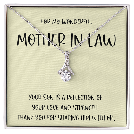Necklace For A Wonderful, Strong Mother In Law