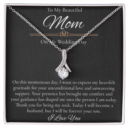 Mother Of The Groom Gift From Son, Necklace