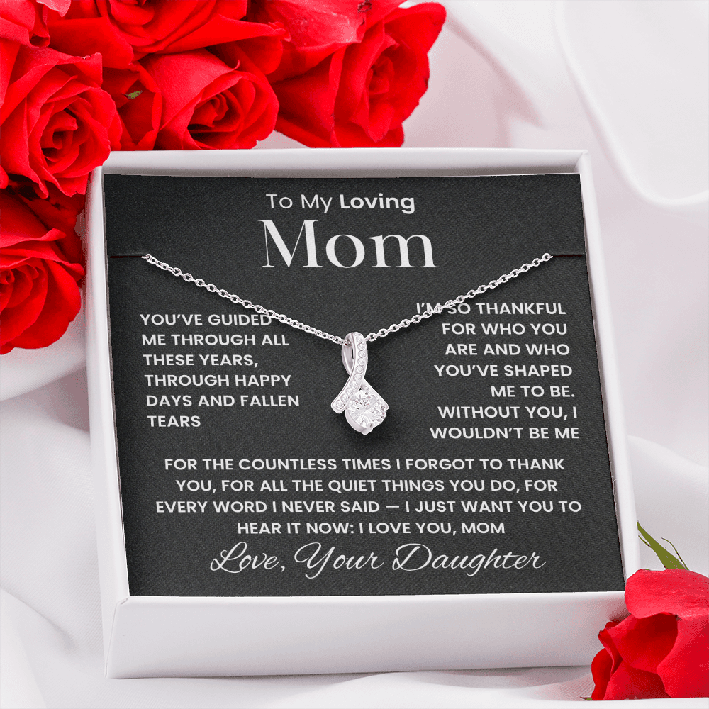 A Necklace for Mom — Thank You for Everything, Love Your Daughter