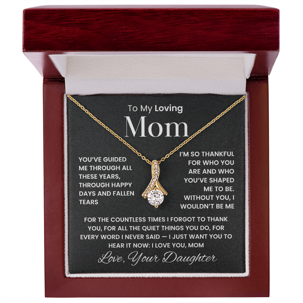 A Necklace for Mom — Thank You for Everything, Love Your Daughter