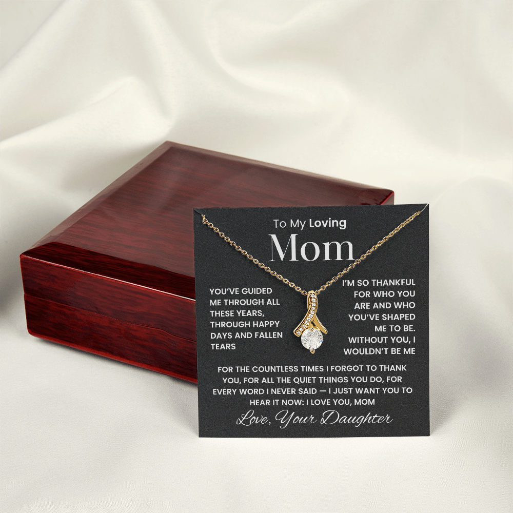 A Necklace for Mom — Thank You for Everything, Love Your Daughter
