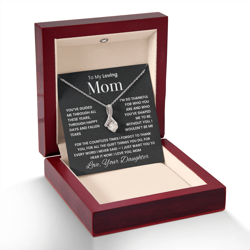 A Necklace for Mom — Thank You for Everything, Love Your Daughter