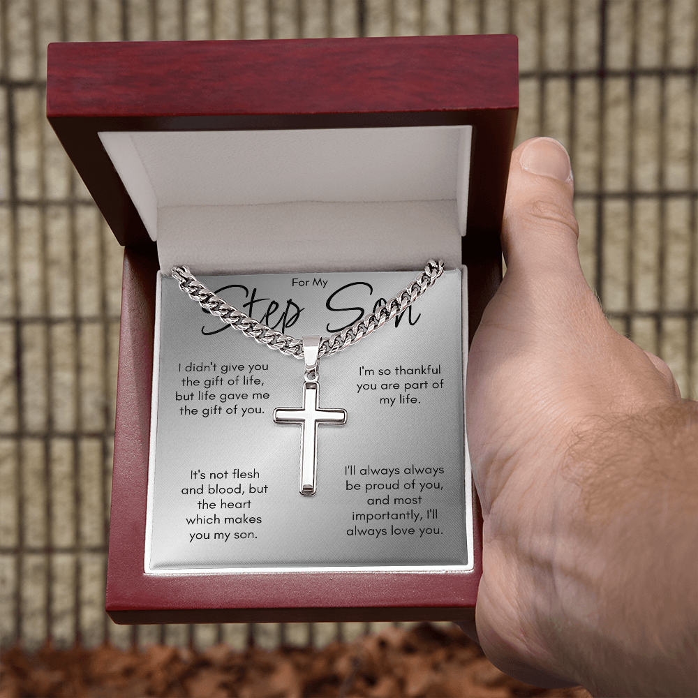 Step Son Gift, Personalized Necklace