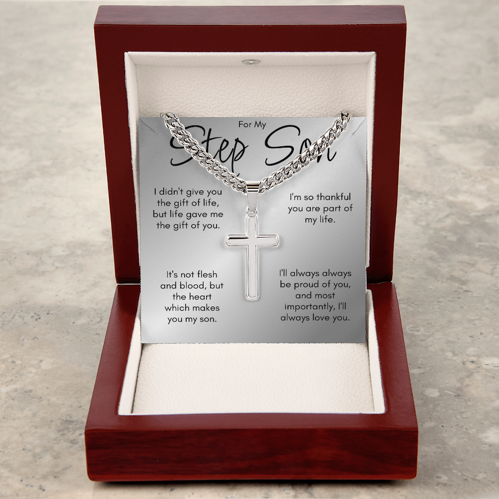 Step Son Gift, Personalized Necklace