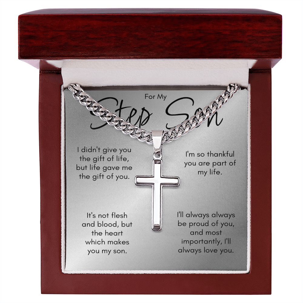Step Son Gift, Personalized Necklace