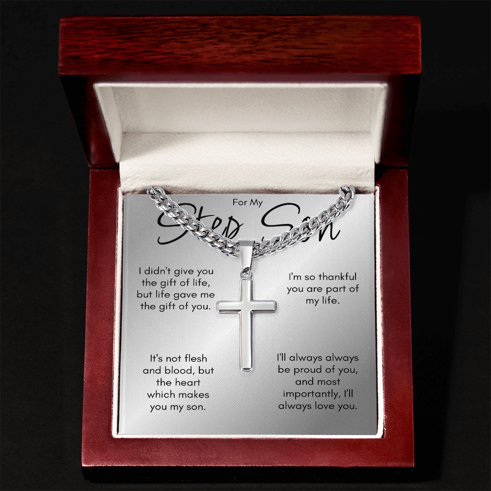 Step Son Gift, Personalized Necklace