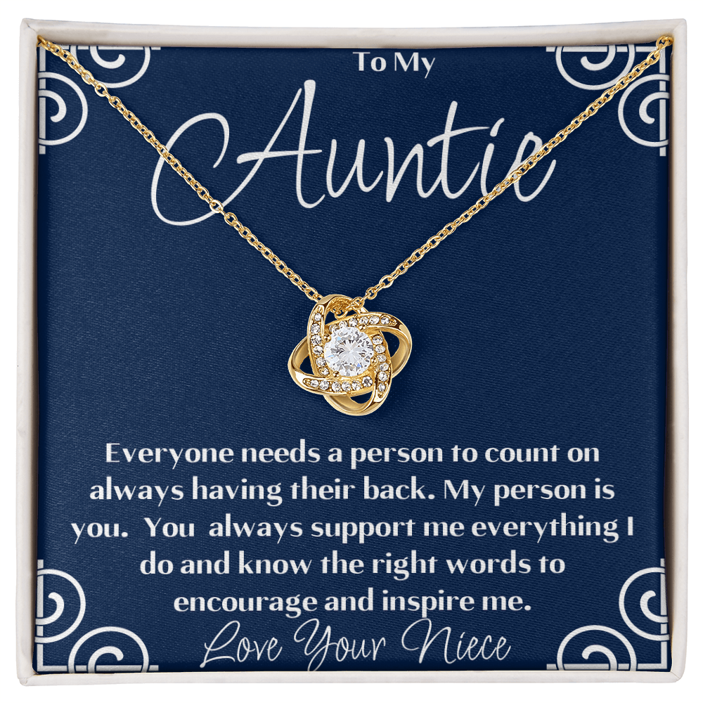 Necklace For Auntie, Love From Niece