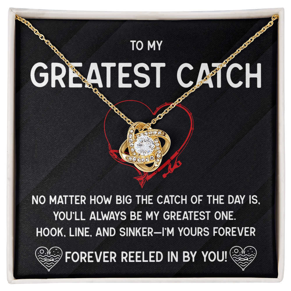Neclace For Your Greatest Catch...Who Has Reeled You In Forever!