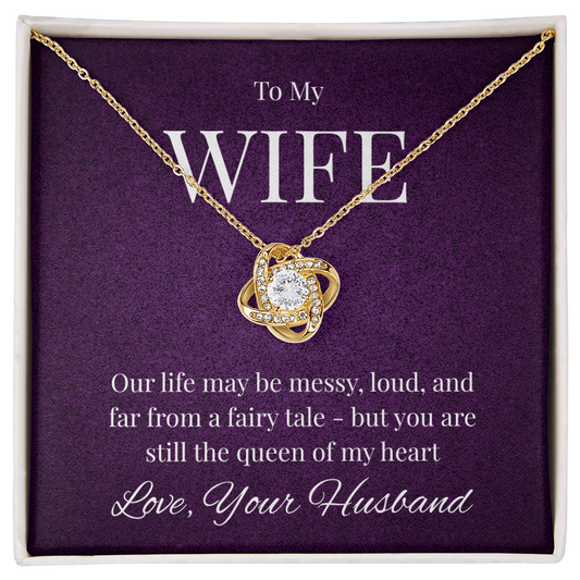 Necklace For Wife, The Queen Of Your Heart