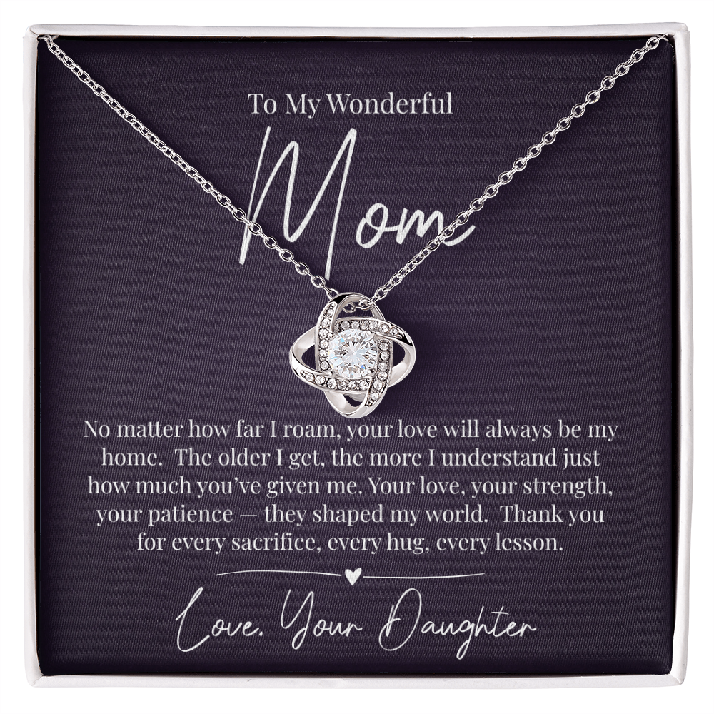 A Necklace for Mom — A Reminder That Her Love Is Always Home