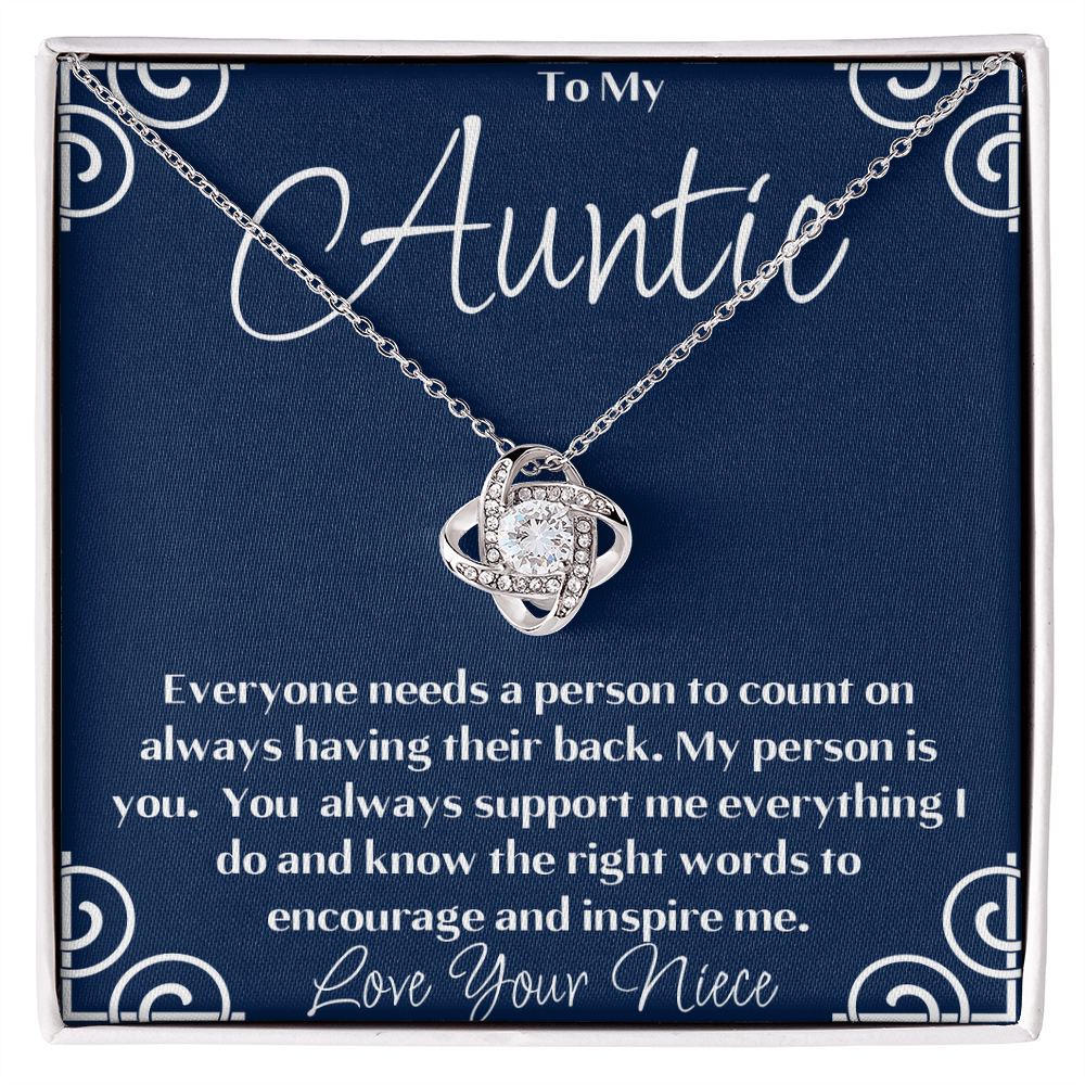 Necklace For Auntie, Love From Niece