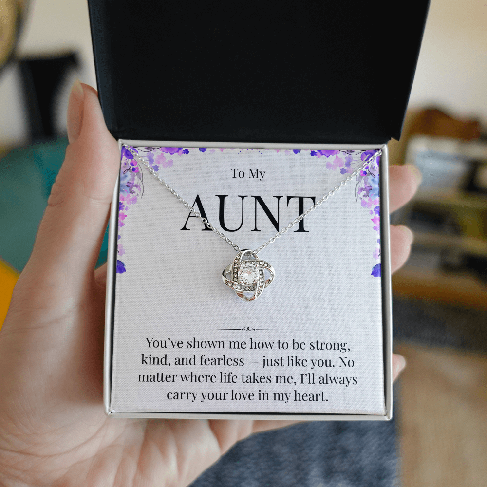 Necklace For A Strong, Kind, Fearless Aunt