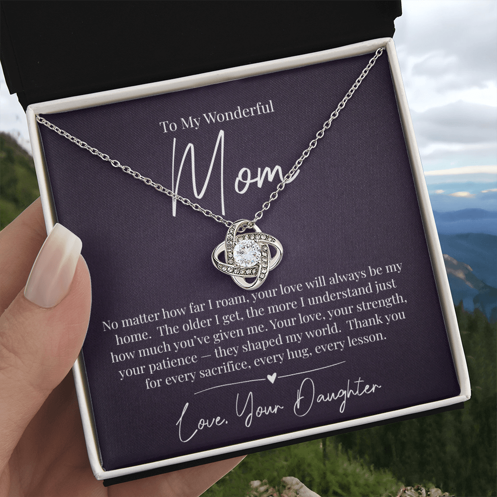 A Necklace for Mom — A Reminder That Her Love Is Always Home