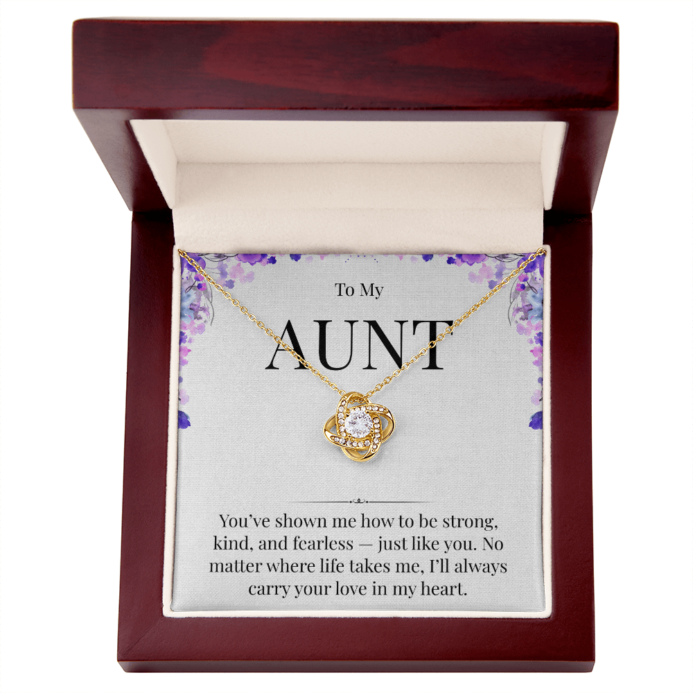 Necklace For A Strong, Kind, Fearless Aunt