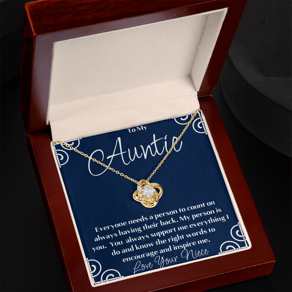 Necklace For Auntie, Love From Niece