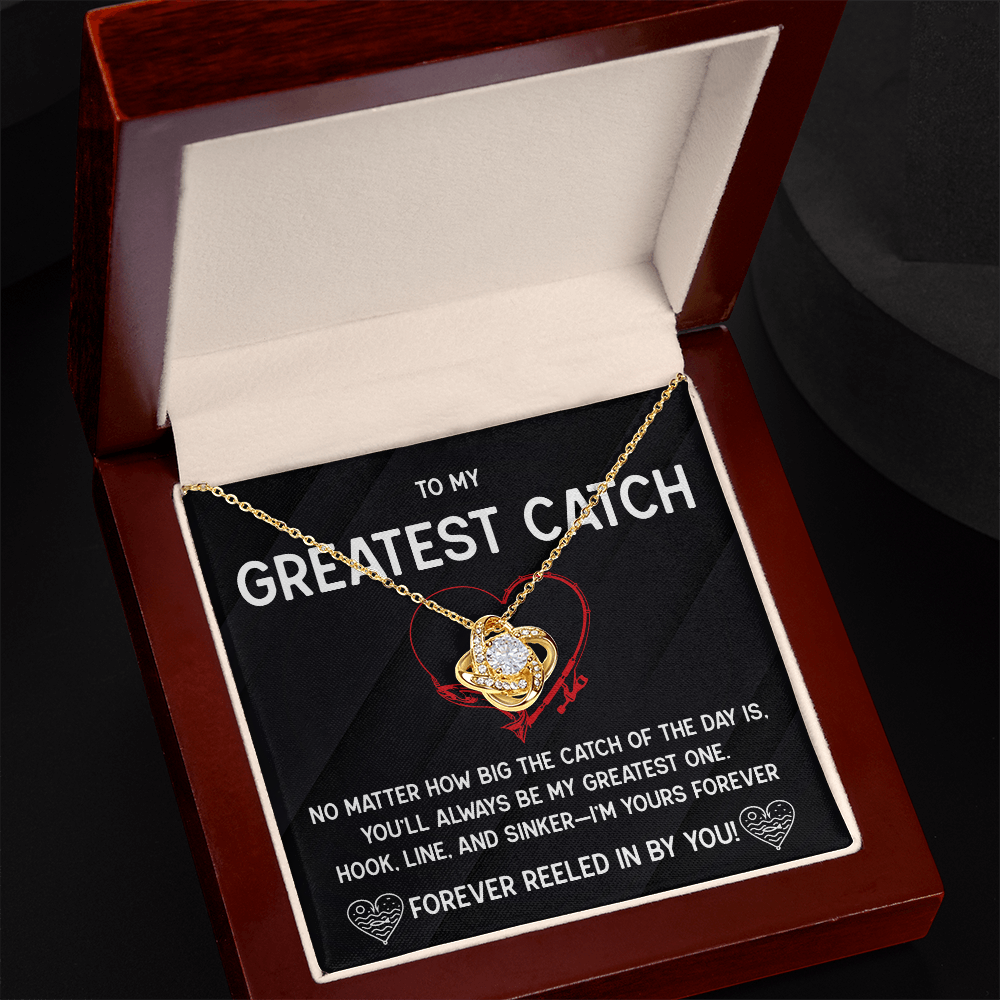 Neclace For Your Greatest Catch...Who Has Reeled You In Forever!