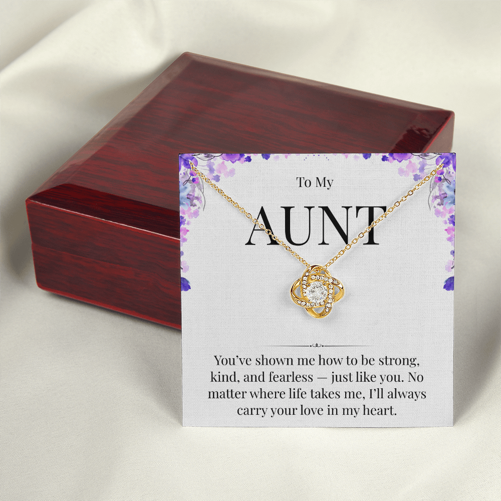 Necklace For A Strong, Kind, Fearless Aunt