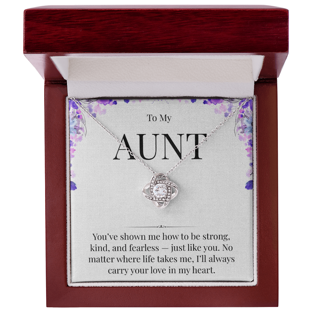 Necklace For A Strong, Kind, Fearless Aunt