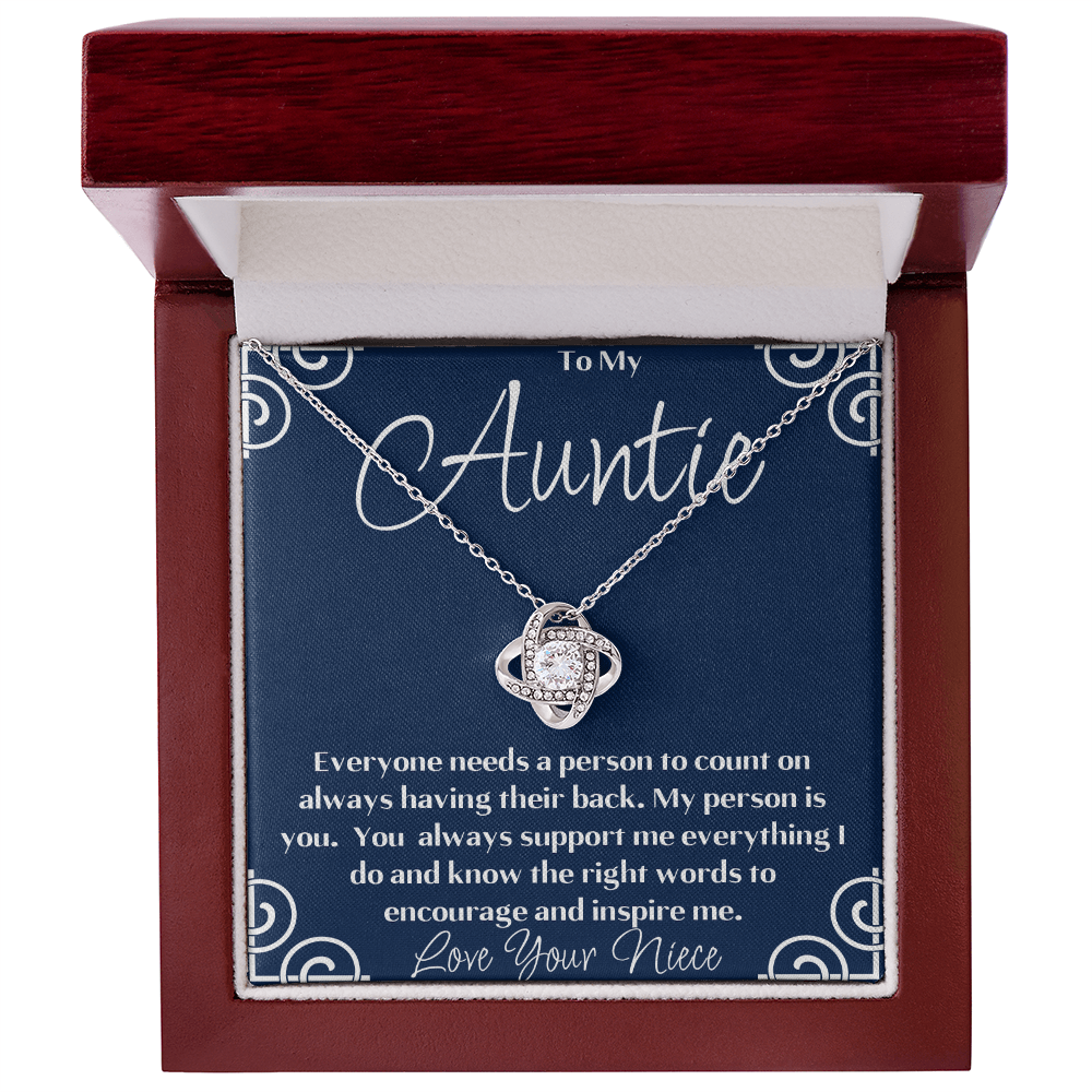 Necklace For Auntie, Love From Niece