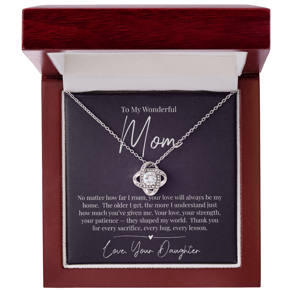 A Necklace for Mom — A Reminder That Her Love Is Always Home