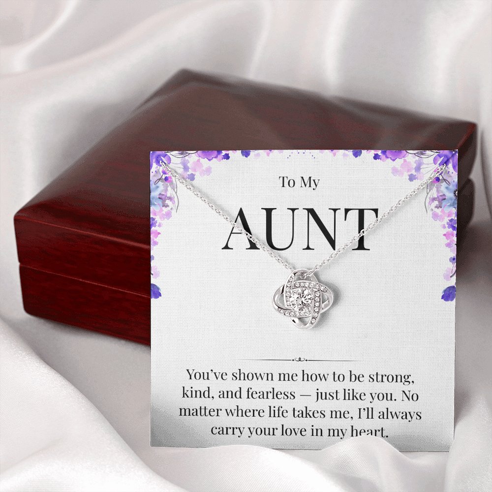 Necklace For A Strong, Kind, Fearless Aunt