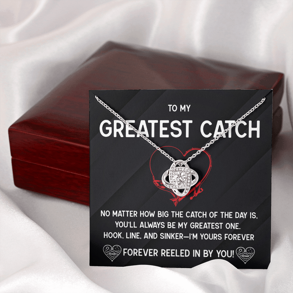 Neclace For Your Greatest Catch...Who Has Reeled You In Forever!