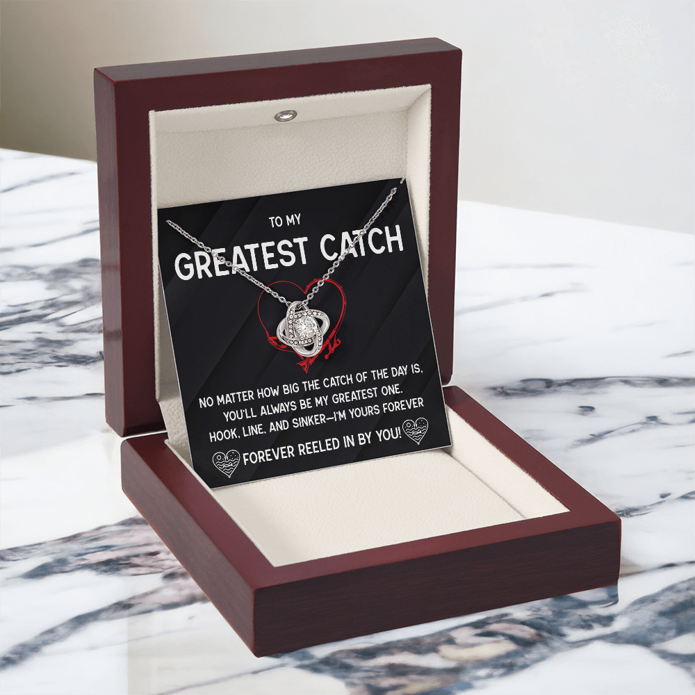 Neclace For Your Greatest Catch...Who Has Reeled You In Forever!