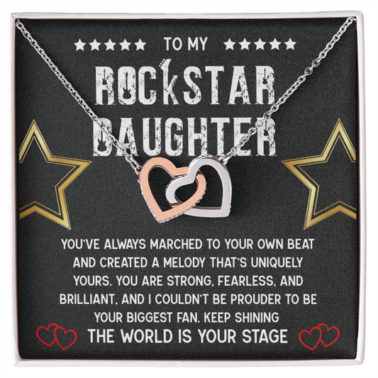 To My Rockstar Daughter Necklace 🎸