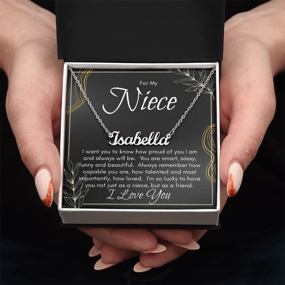 Personalized Name Necklace For Niece