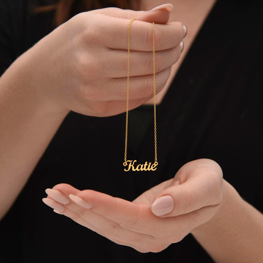 Personalized Name Necklace For A Fearless Granddaughter