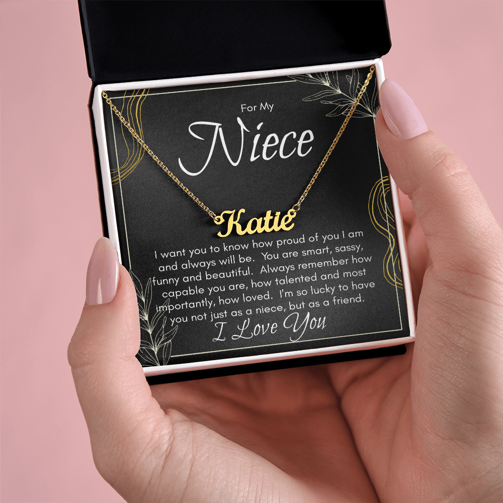 Personalized Name Necklace For Niece