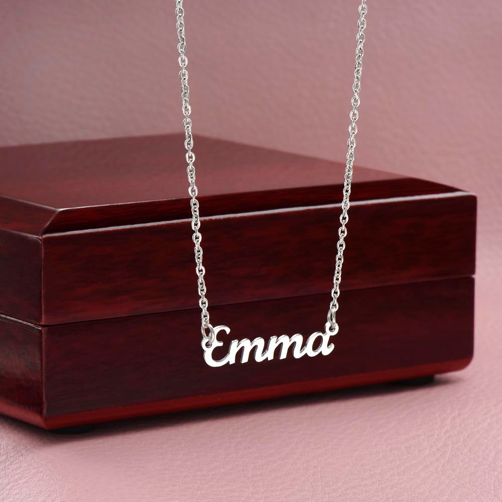 Personalized Name Necklace For A Fearless Granddaughter