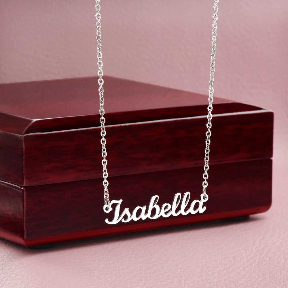 Personalized Name Necklace For A Sassy Niece