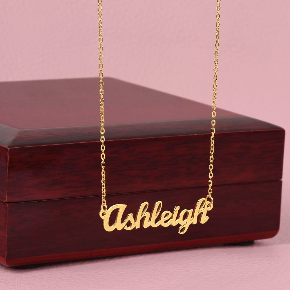 Personalized Name Necklace For A Sassy Niece