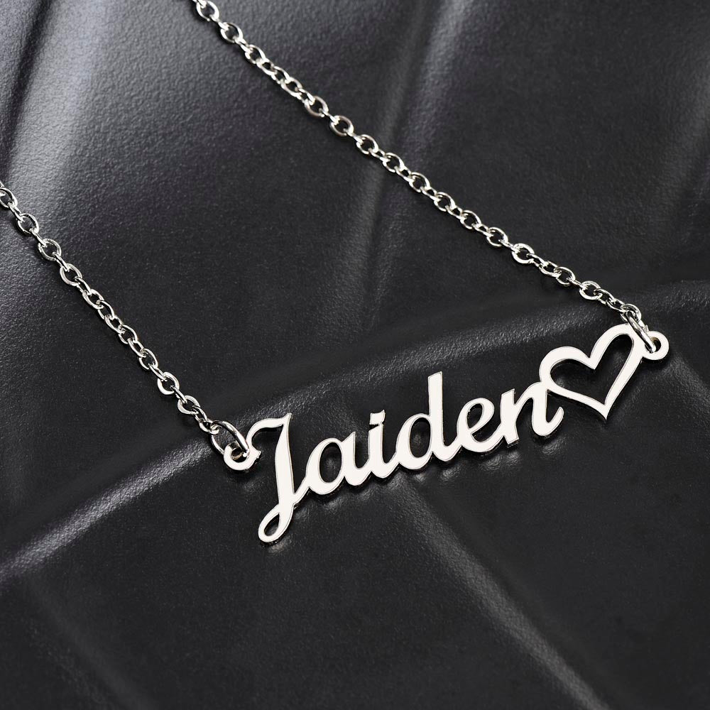 To My Country Girl - Personalized Name Necklace of Sweet Madness