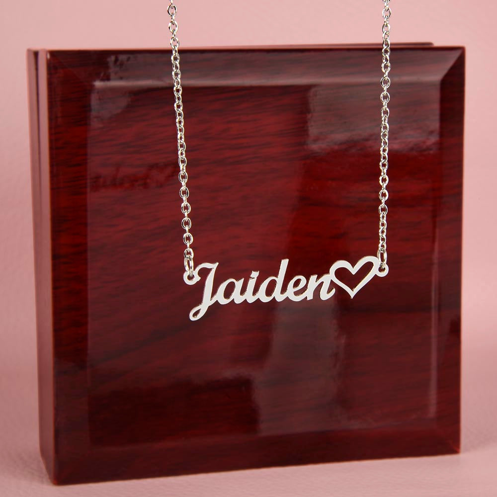 To My Country Girl - Personalized Name Necklace of Sweet Madness