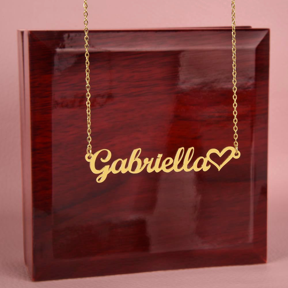To My Country Girl - Personalized Name Necklace of Sweet Madness
