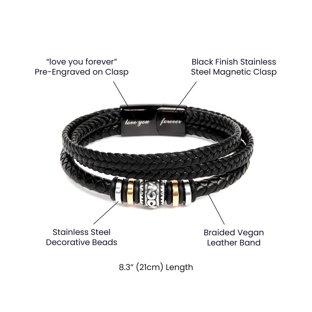 A Symbol of Pride and Perseverance: The Graduation Day Men's Bracelet