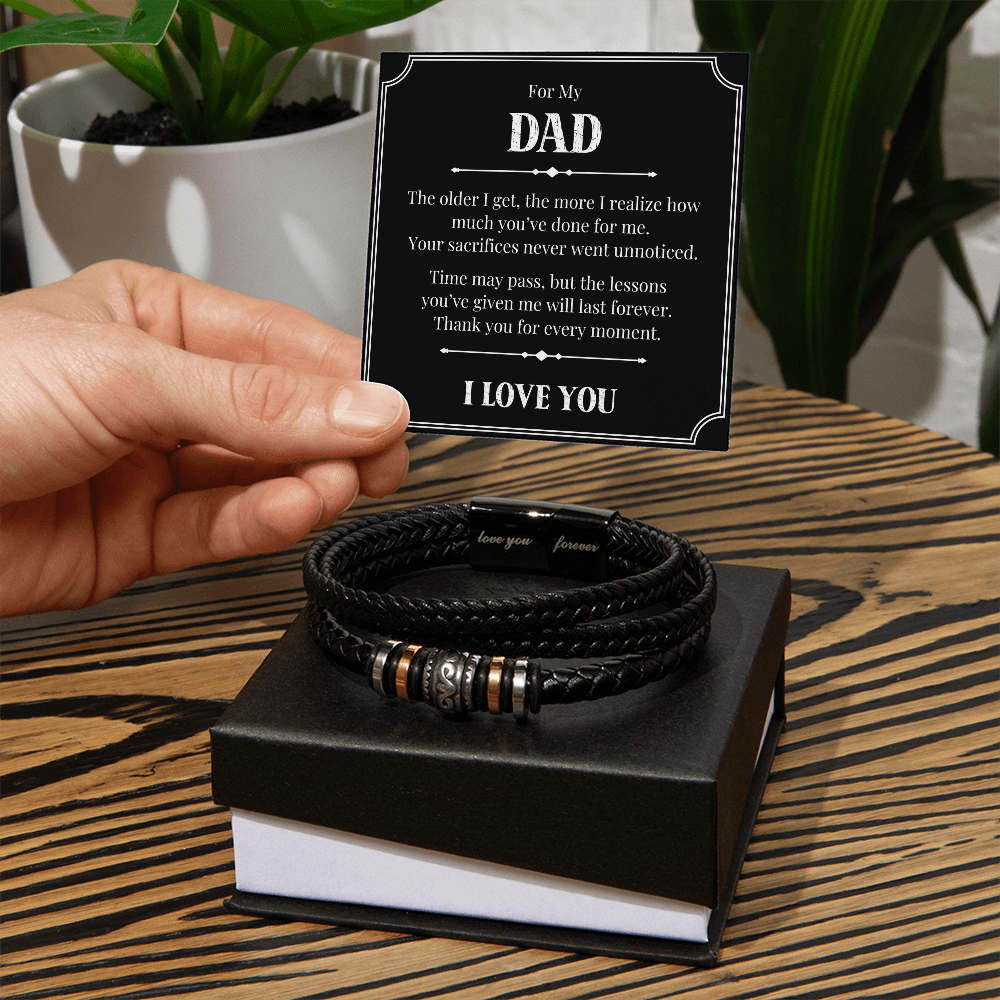 Meaningful Gift Bracelet For Dad