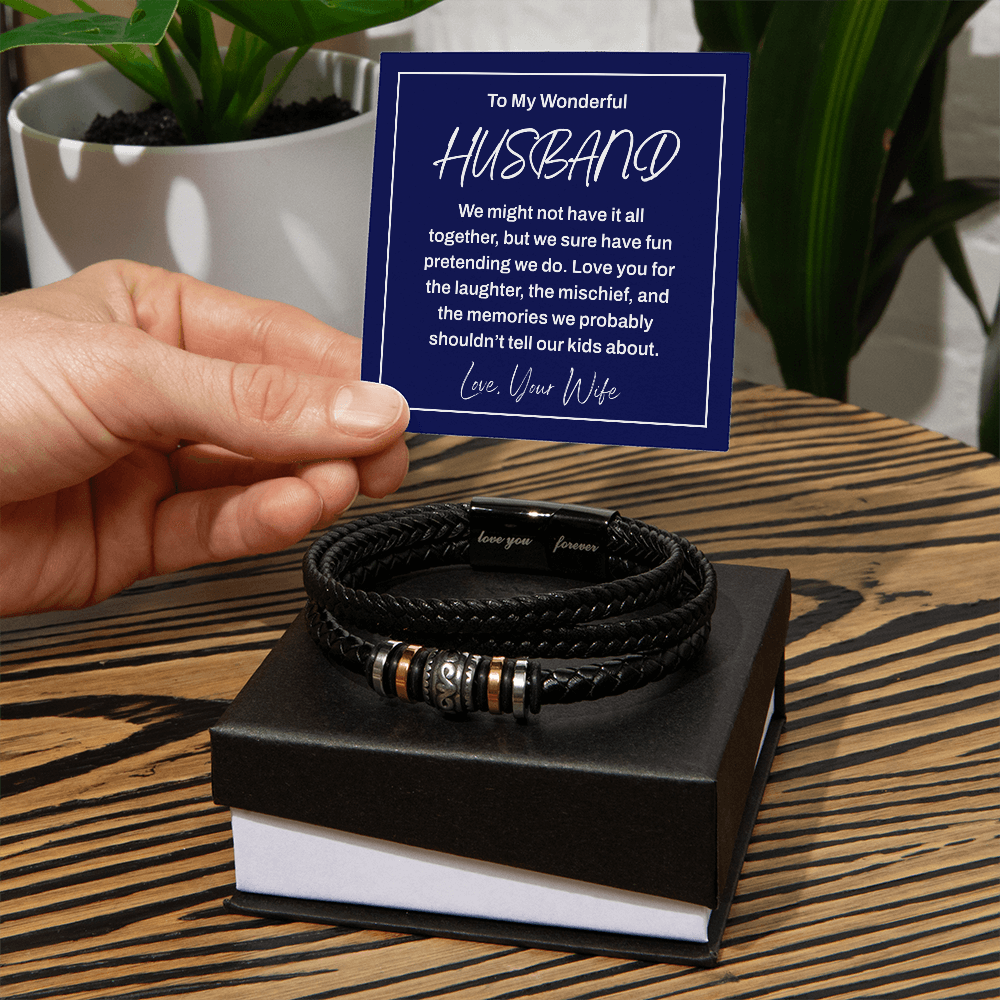 To My Wonderful Husband—The Perfect Fun-Loving Bracelet