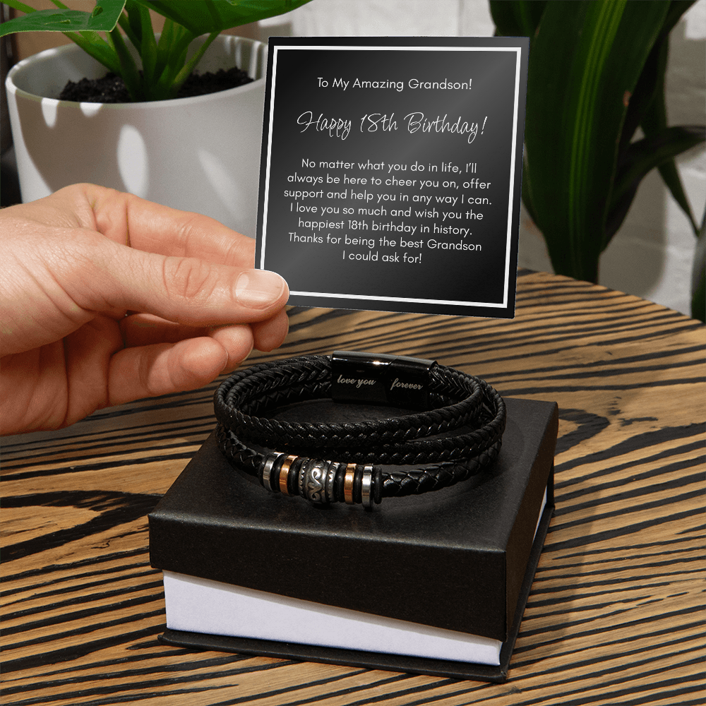 18th Birthday Gift For A Cherished Grandson
