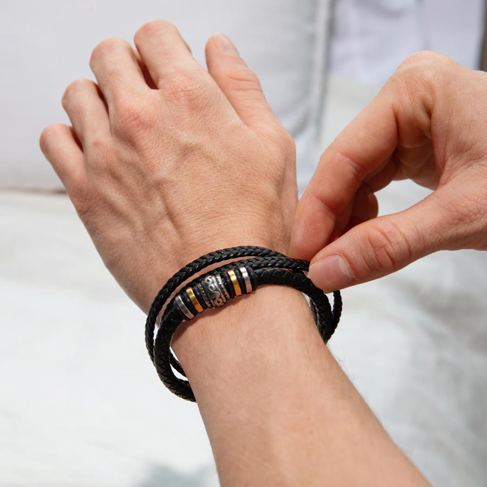 A Symbol of Pride and Perseverance: The Graduation Day Men's Bracelet