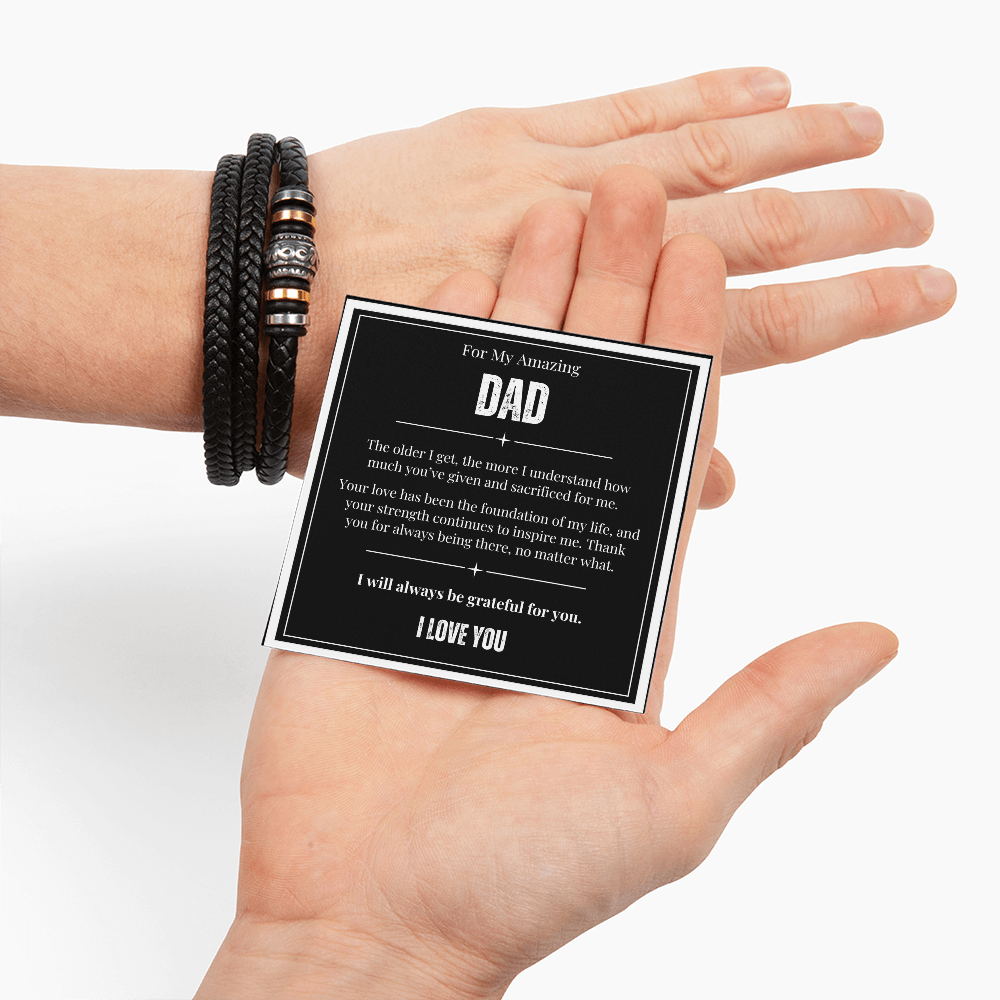For My Amazing Dad Bracelet, Perfect Dad Gift