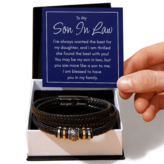 Gift Bracelet For A Wonderful Son In Law