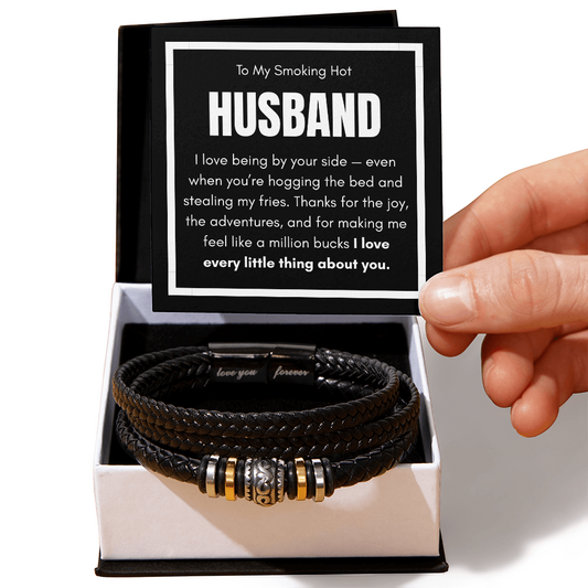 Gift Bracelet For Your Bed Hogging (But Wonderful!) Husband
