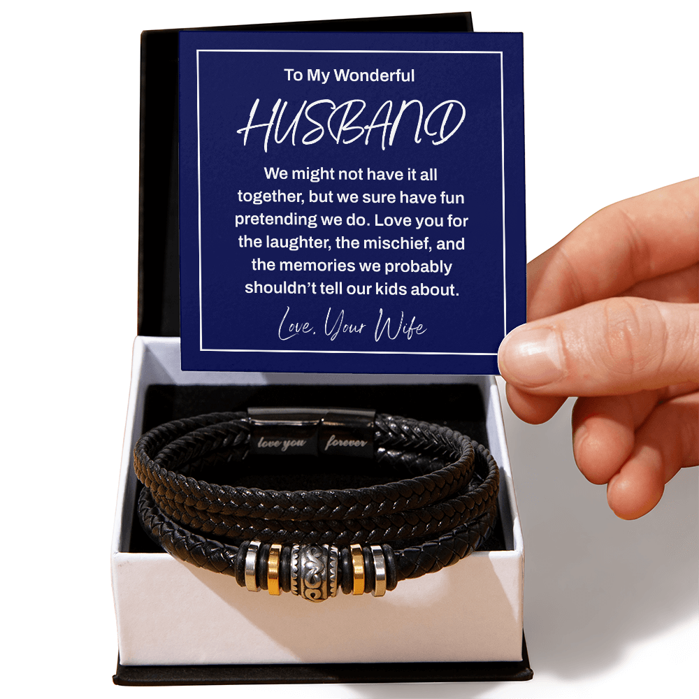 To My Wonderful Husband—The Perfect Fun-Loving Bracelet