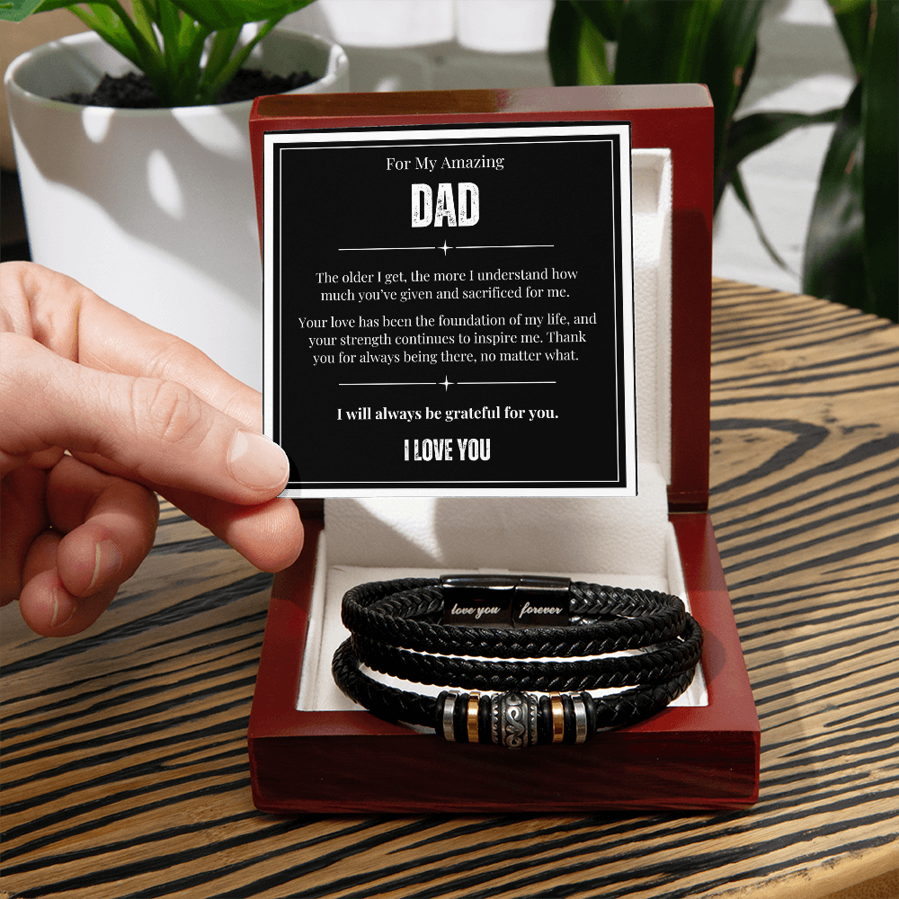 For My Amazing Dad Bracelet, Perfect Dad Gift
