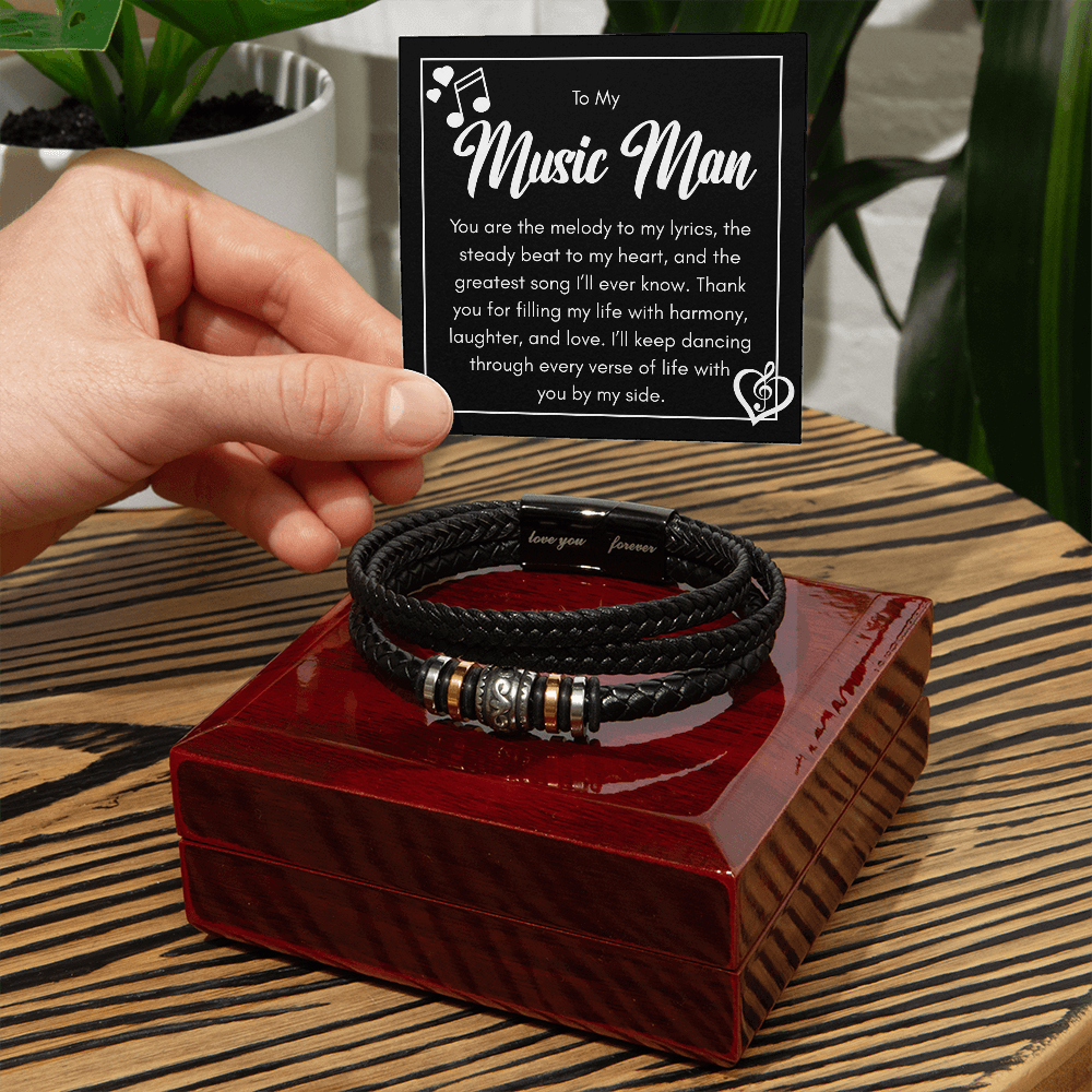 Bracelet For the Man Who Makes Your Heart Beat in Rhythm